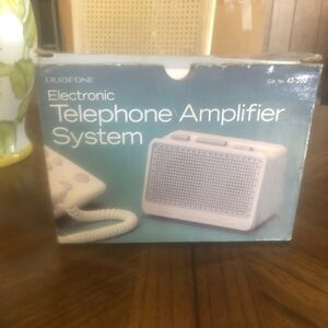 Duofone Electronic Telephone Amplifier System
